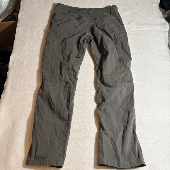 Kuhl Pants Mens 32 Gray Outdoor Hiking‎ Vented Crotch Knee Durable Workwear - Picture 7 of 9